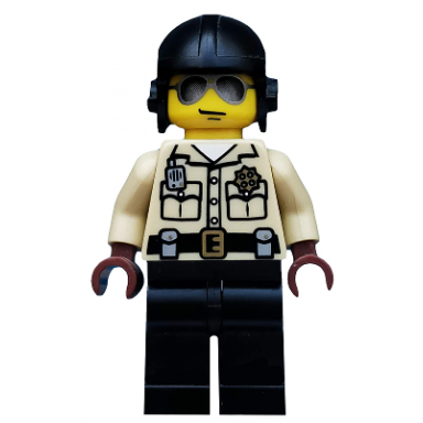 traffic cop series 2 minifigure only without stand and accessories