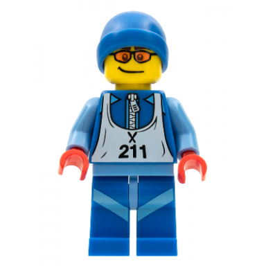 skier series 2 minifigure only without stand and accessories