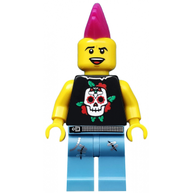 punk rocker series 4 minifigure only without stand and accessories