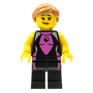 surfer girl series 4 minifigure only without stand and accessories