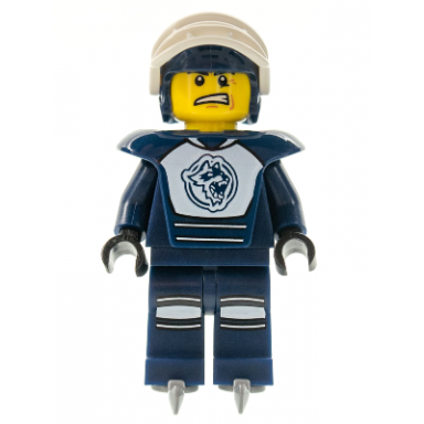 hockey player series 4 minifigure only without stand and accessories