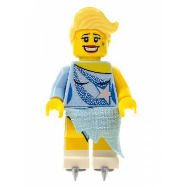 ice skater series 4 minifigure only without stand and accessories