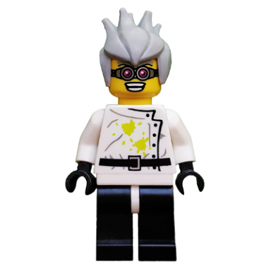 crazy scientist series 4 minifigure only without stand and accessories