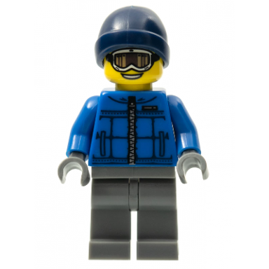 snowboarder guy series 5 minifigure only without stand and accessories