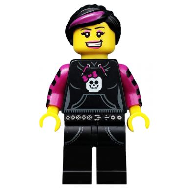 skater girl series 6 minifigure only without stand and accessories
