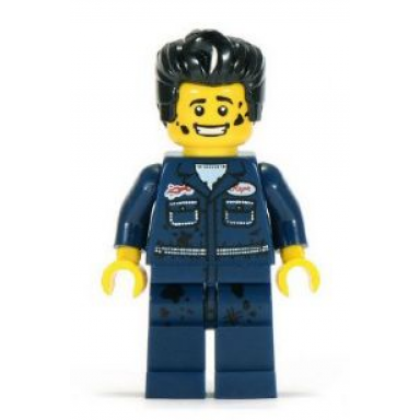 mechanic series 6 minifigure only without stand and accessories