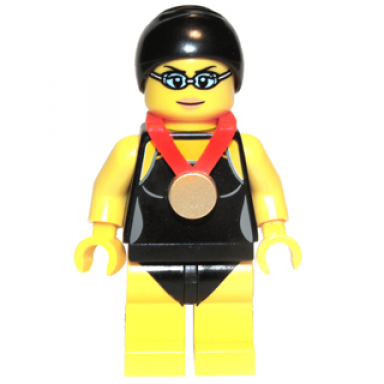 swimming champion series 7 minifigure only without stand and accessories