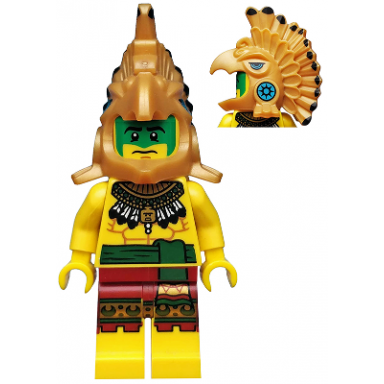 aztec warrior series 7 minifigure only without stand and accessories