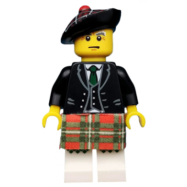 bagpiper series 7 minifigure only without stand and accessories