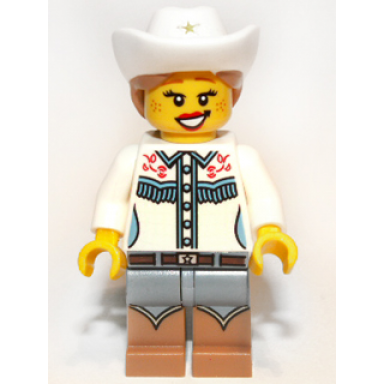 cowgirl series 8 minifigure only without stand and accessories