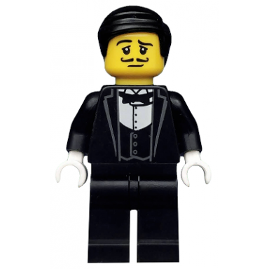 waiter series 9 minifigure only without stand and accessories