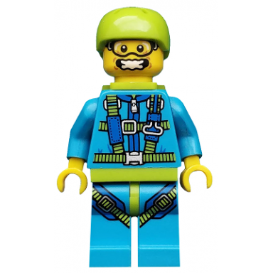 skydiver series 10 minifigure only without stand and accessories