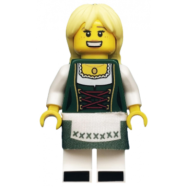 pretzel girl series 11 minifigure only without stand and accessories