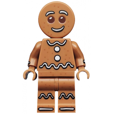 gingerbread man series 11 minifigure only without stand and accessories