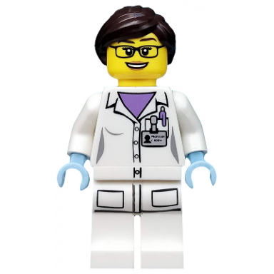 scientist series 11 minifigure only without stand and accessories