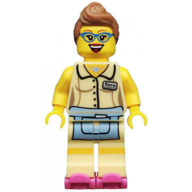 diner waitress series 11 minifigure only without stand and accessories