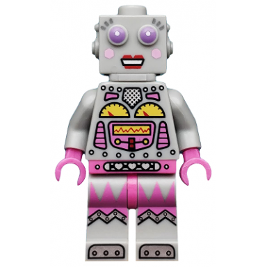 lady robot series 11 minifigure only without stand and accessories