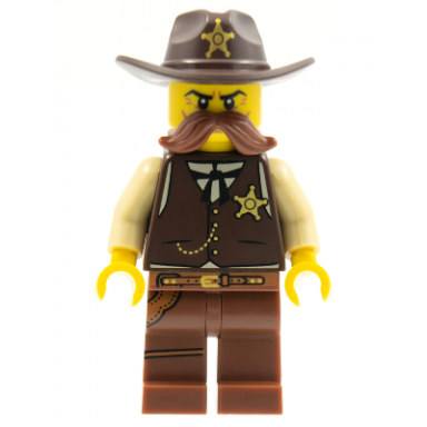 sheriff series 13 minifigure only without stand and accessories