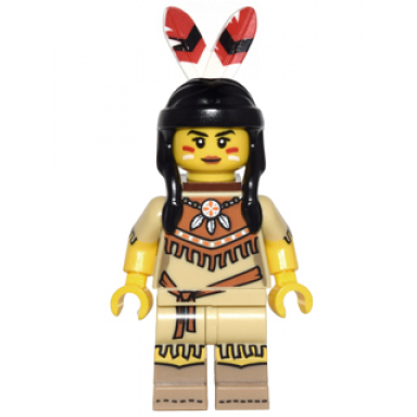 tribal woman series 15 minifigure only without stand and accessories