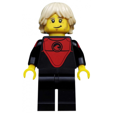 pro surfer series 17 minifigure only without stand and accessories