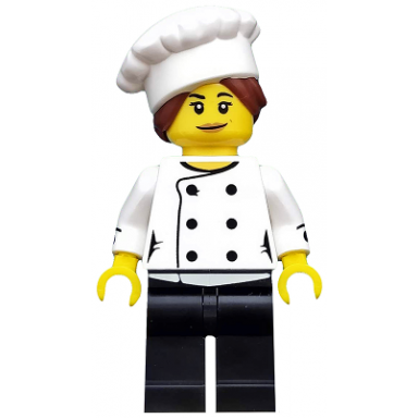 gourmet chef series 17 minifigure only without stand and accessories