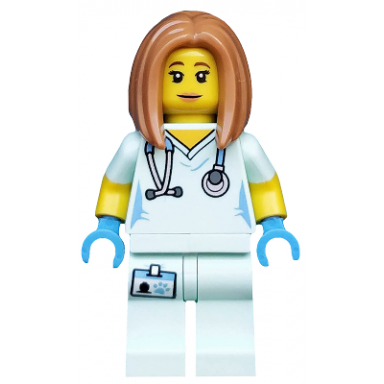 veterinarian series 17 minifigure only without stand and accessories