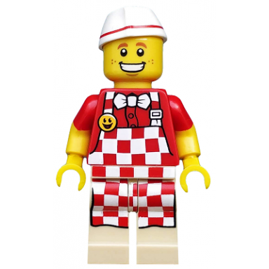 hot dog vendor series 17 minifigure only without stand and accessories