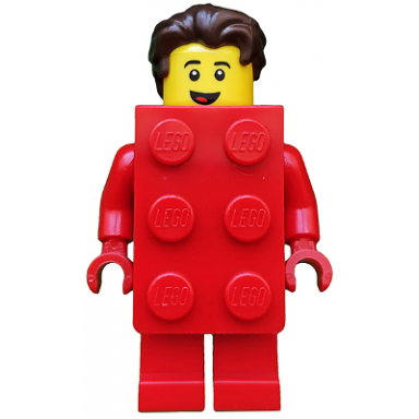 brick suit guy series 18 minifigure only without stand and accessories