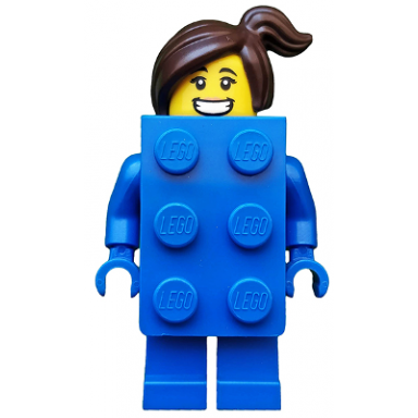 brick suit girl series 18 minifigure only without stand and accessories