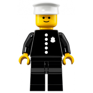 classic police officer series 18 minifigure only without stand and accessories