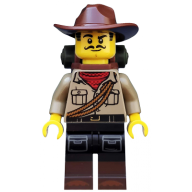 jungle explorer series 19 minifigure only without stand and accessories