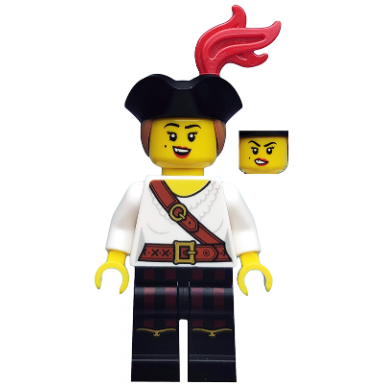 pirate girl series 20 minifigure only without stand and accessories