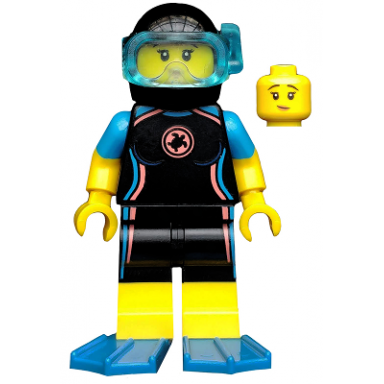 sea rescuer series 20 minifigure only without stand and accessories