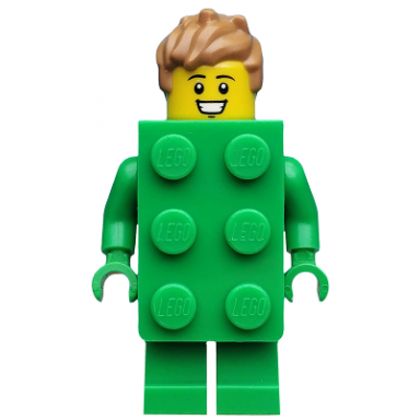 brick costume guy series 20 minifigure only without stand and accessories