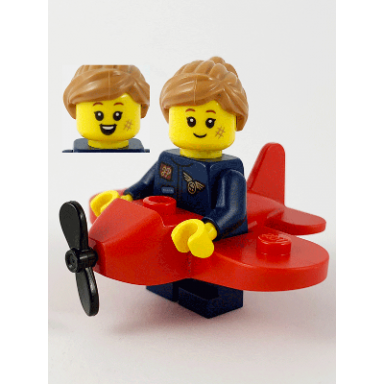 airplane girl series 21 minifigure only without stand and accessories