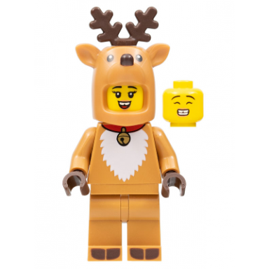 reindeer costume series 23 minifigure only without stand and accessories