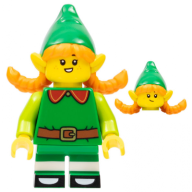 holiday elf series 23 minifigure only without stand and accessories