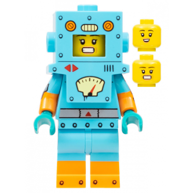 cardboard robot series 23 minifigure only without stand and accessories