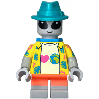 alien tourist series 26 minifigure only without stand and accessories
