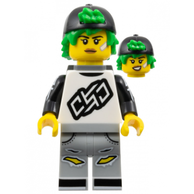 longboarder series 27 minifigure only without stand and accessories