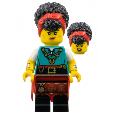 pirate quartermaster series 27 minifigure only without stand and accessories