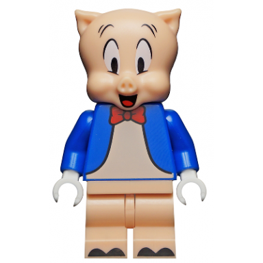 porky pig looney tunes minifigure only without stand and accessories