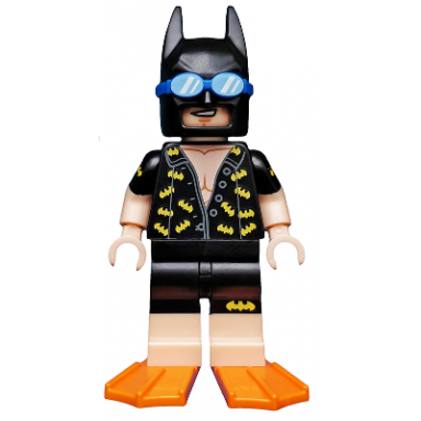 vacation batman the lego batman movie series 1 minifigure only without stand and accessories