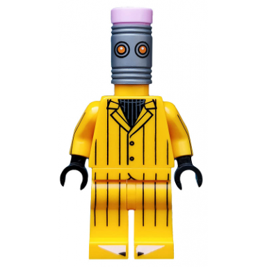 eraser the lego batman movie series 1 minifigure only without stand and accessories