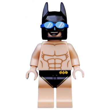 swimsuit batman the lego batman movie series 2 minifigure only without stand and accessories