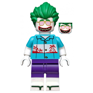 vacation the joker the lego batman movie series 2 minifigure only without stand and accessories