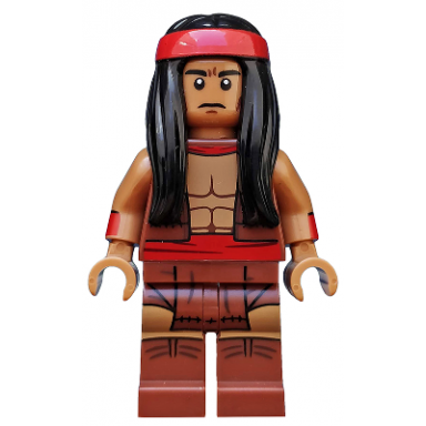 apache chief the lego batman movie series 2 minifigure only without stand and accessories