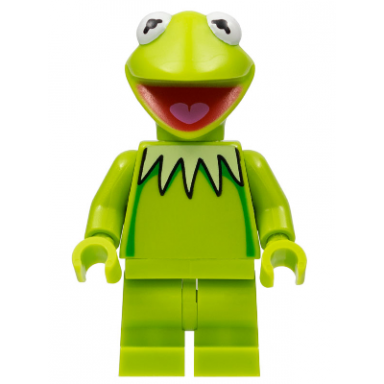 kermit the frog the muppets minifigure only without stand and accessories