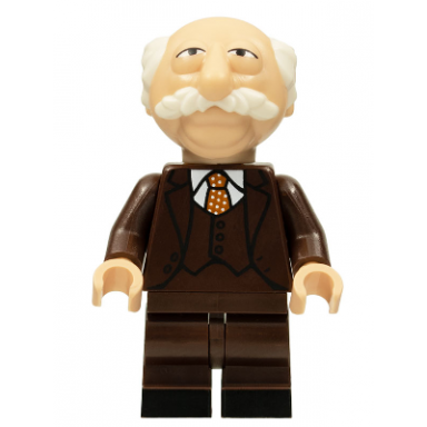 waldorf the muppets minifigure only without stand and accessories