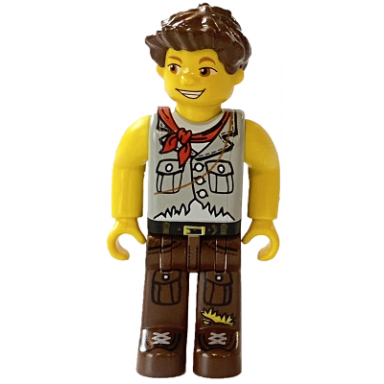 jake light gray torso brown legs